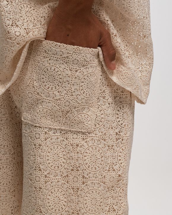 Resort crochet shorts