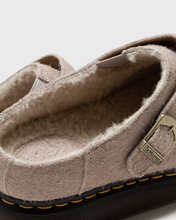 Dr.Martens Isham Vintage Taupe Long Napped Suede Beige | BSTN Store 