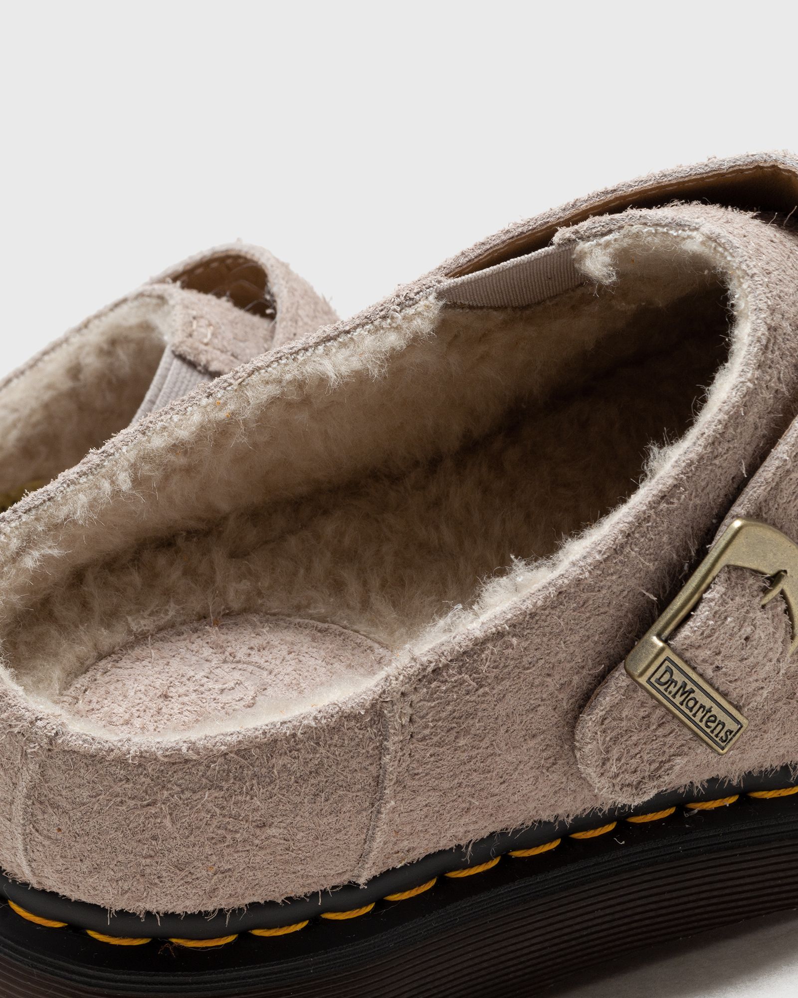 Isham Vintage Taupe Long Napped Suede