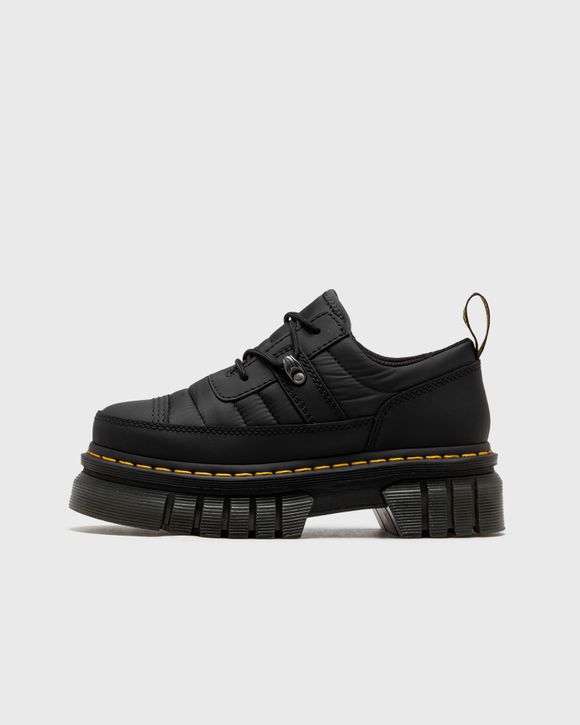 Audrick 3i Shoe Qltd Black Rubberised Leather+Warm Quilted