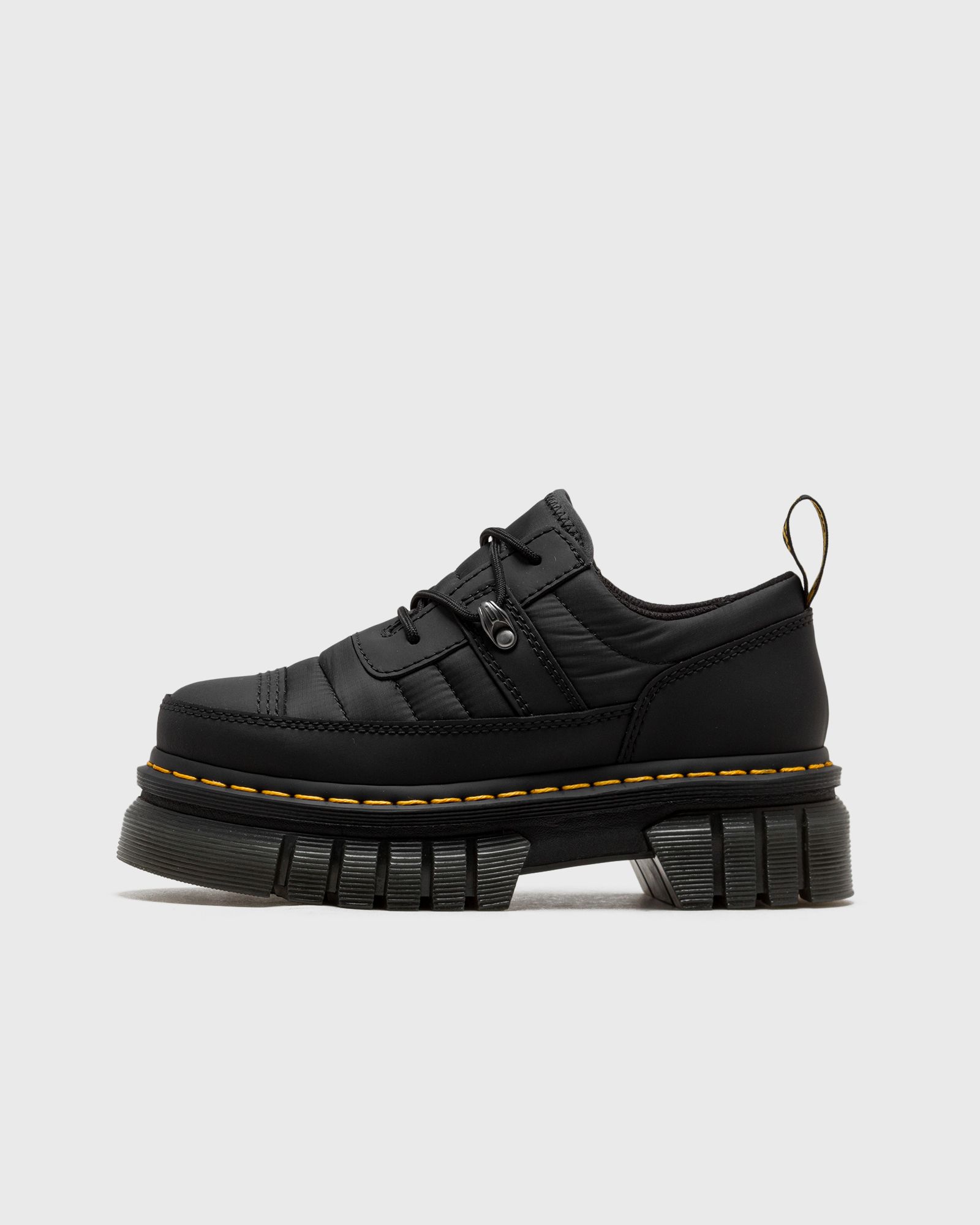 Dr.Martens - audrick 3i shoe qltd black rubberised leather+warm quilted women boots black in größe:40