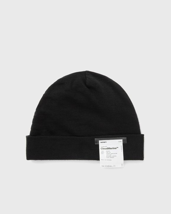 SATISFY CloudMerino™ ニット帽 黒 CloudMerino™ Beanie – SATISFY