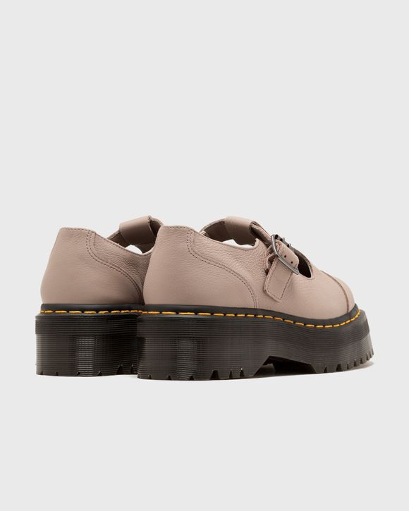 Brown monogram Dr martens