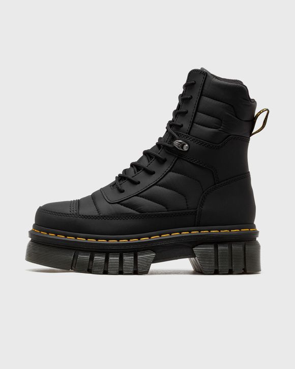 Dr.Martens Audrick 8i Boot Black Rubberised Leather+Warm Quilted Black -  black