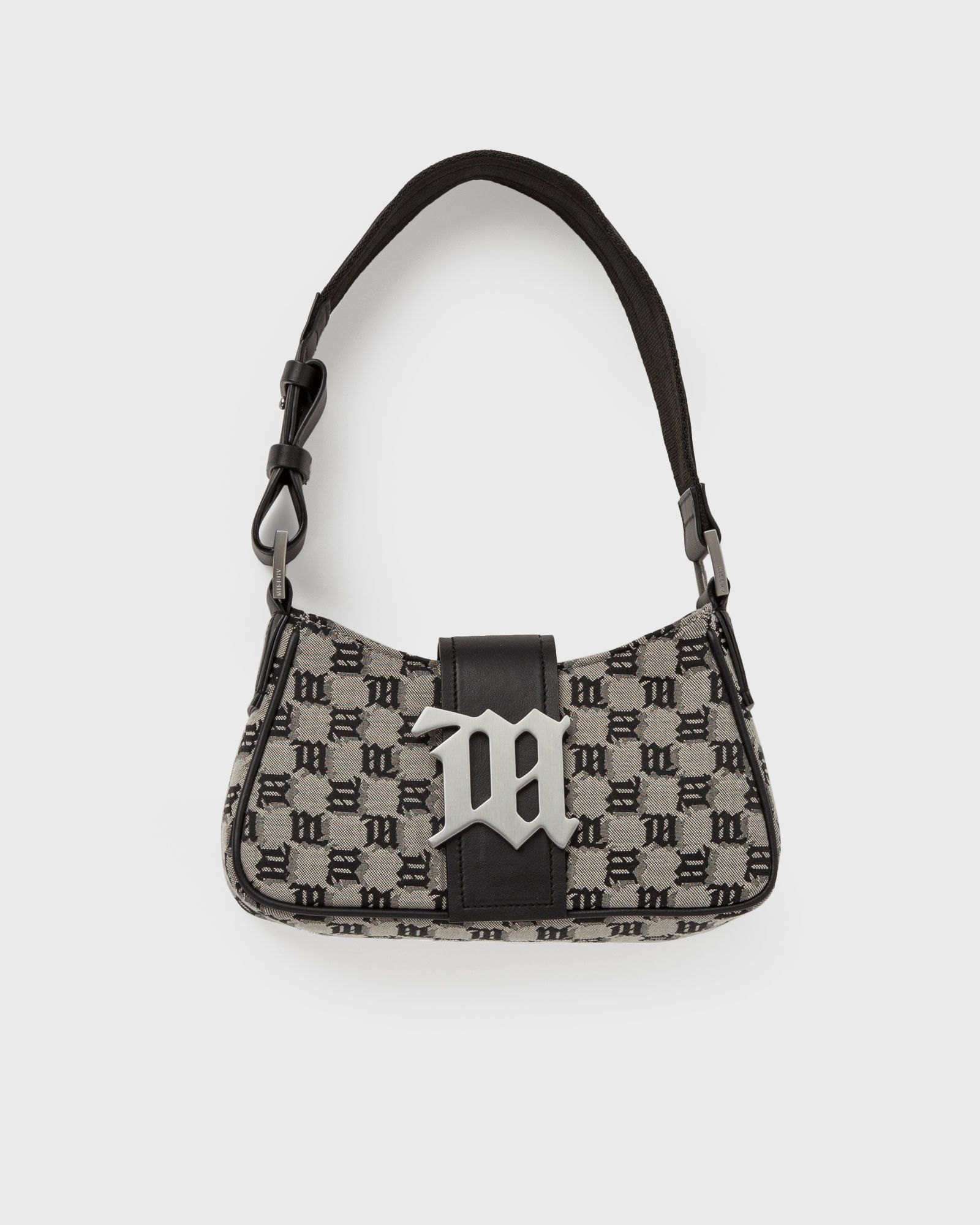 JACQUARD MONOGRAM SHOULDER BAG SMALL
