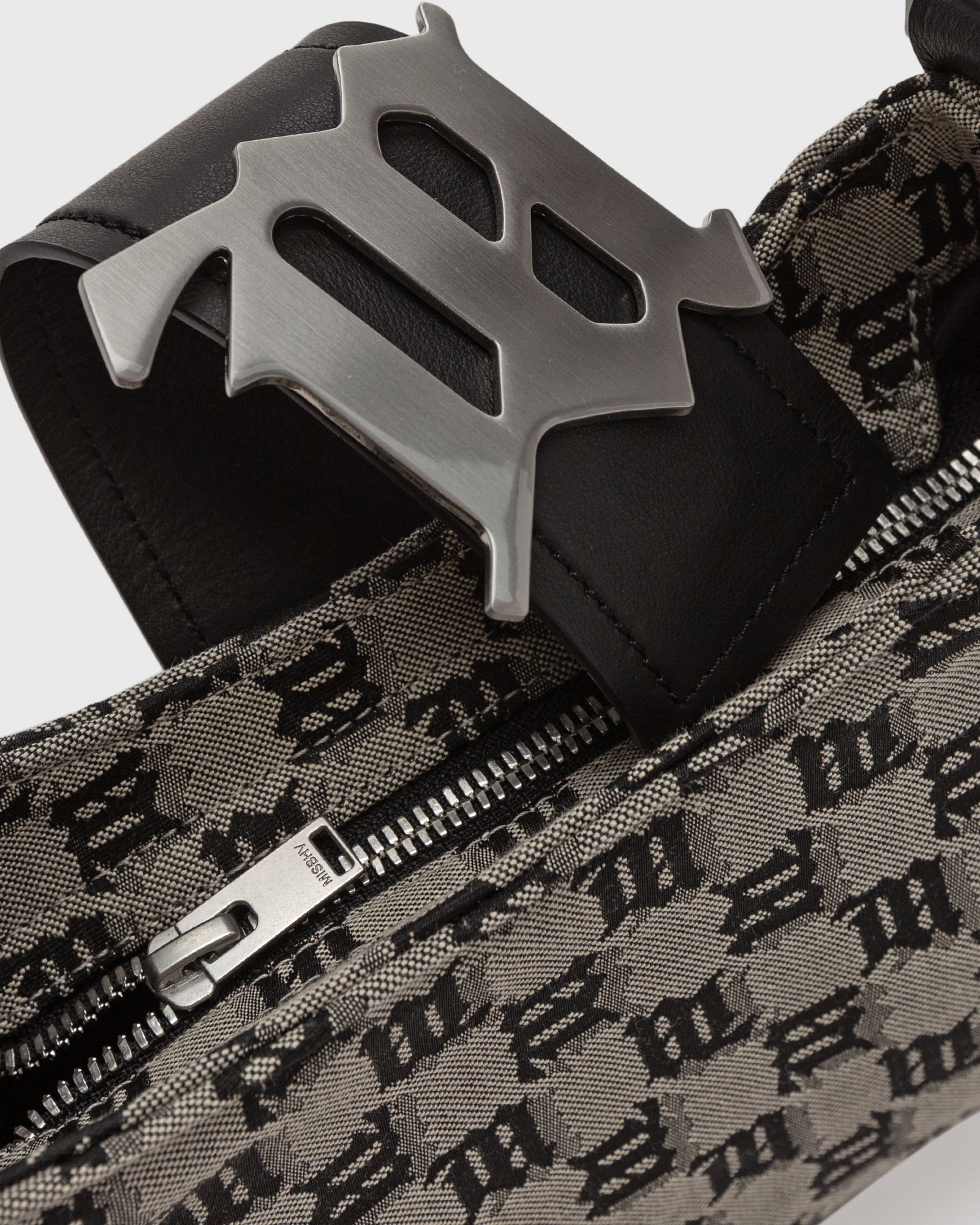 JACQUARD MONOGRAM SHOULDER BAG SMALL