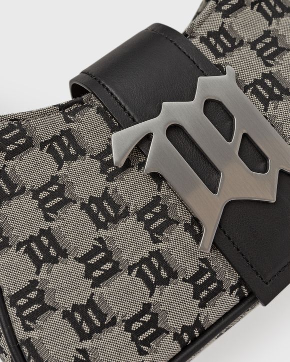 JACQUARD MONOGRAM SHOULDER BAG SMALL