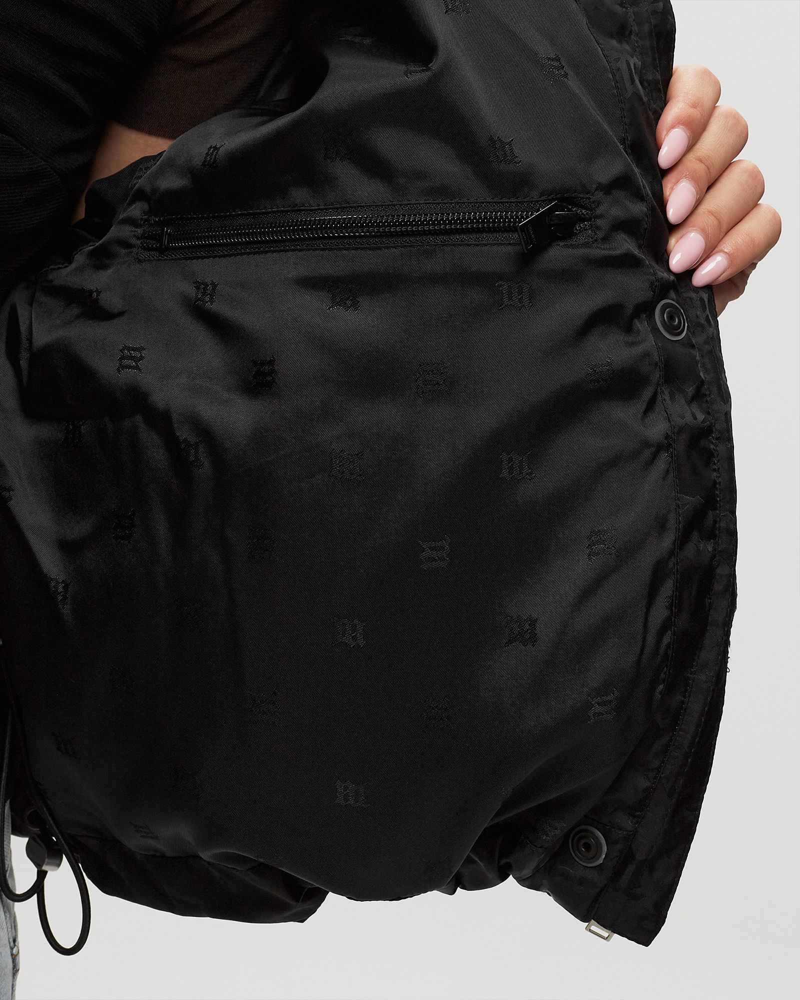 NYLON MONOGRAM PUFFER