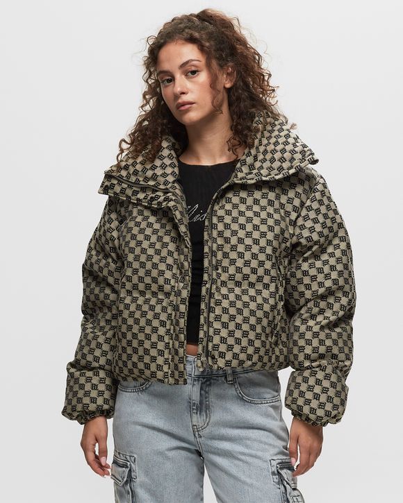 Louis Vuitton Monogram Jacquard Puffer Wrap Coat