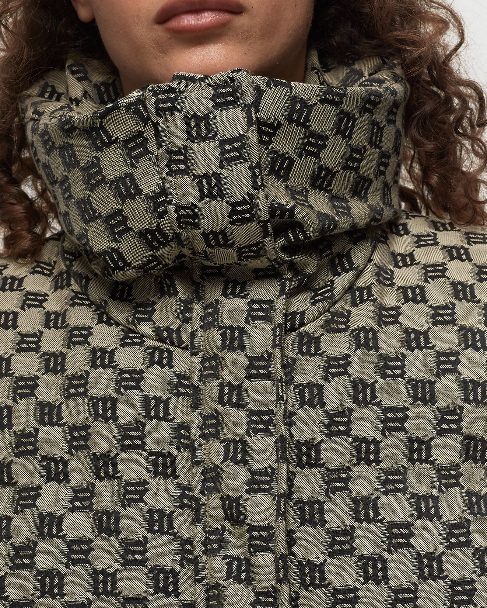 MONOGRAM JACQUARD CANVAS PUFFER WMNS