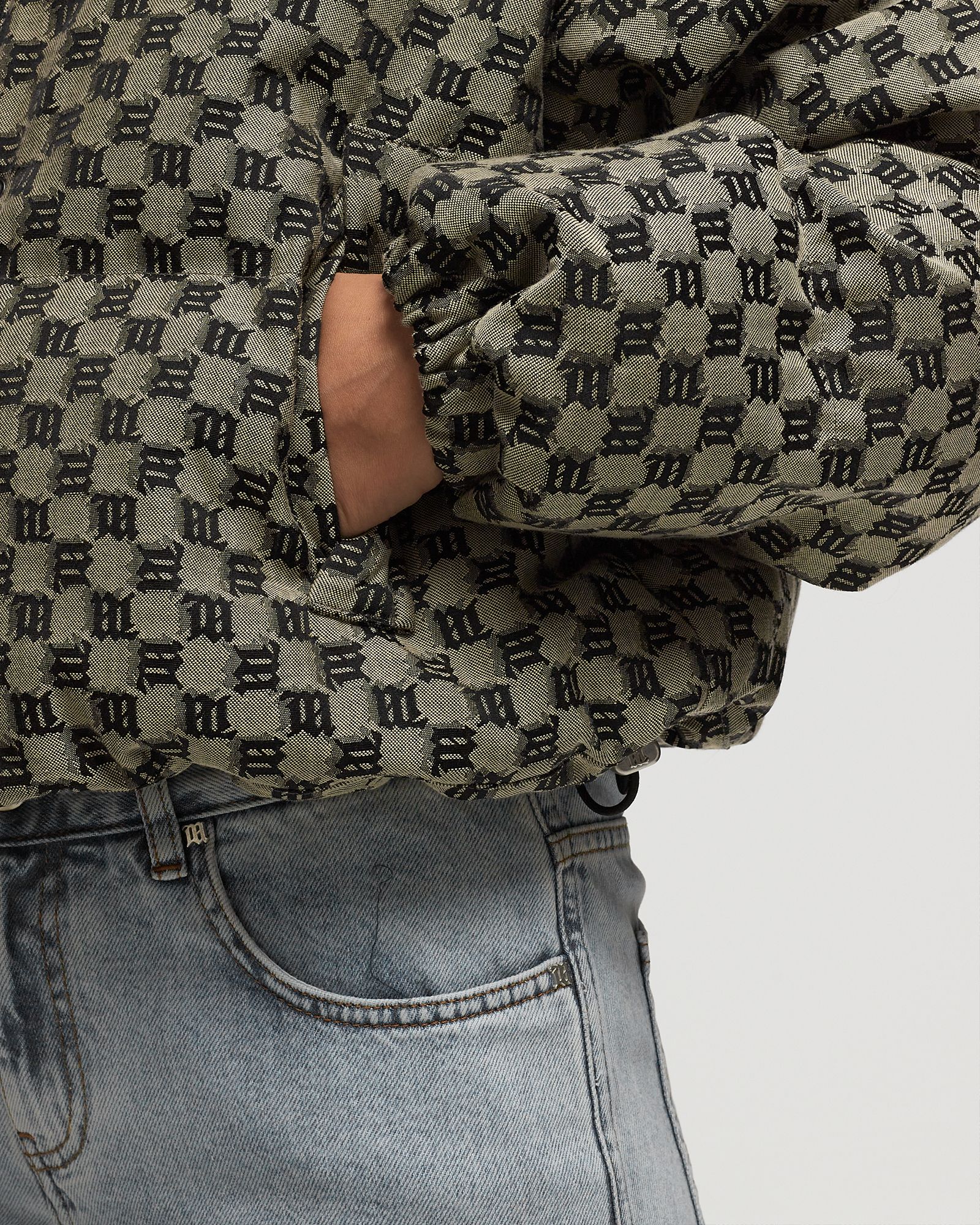 MONOGRAM JACQUARD CANVAS PUFFER WMNS