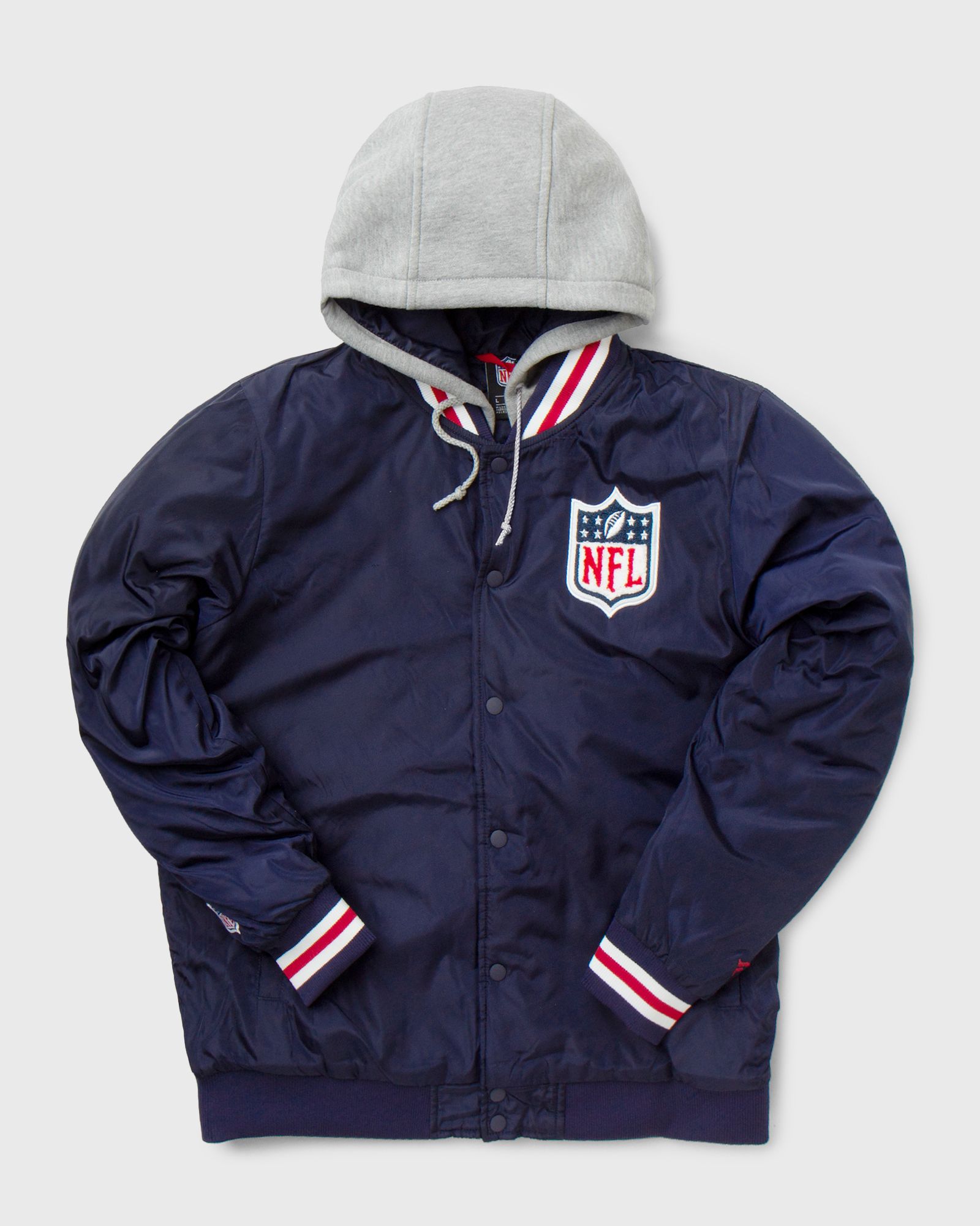 NFL Shield Football SATEEN Hooded College Jacket