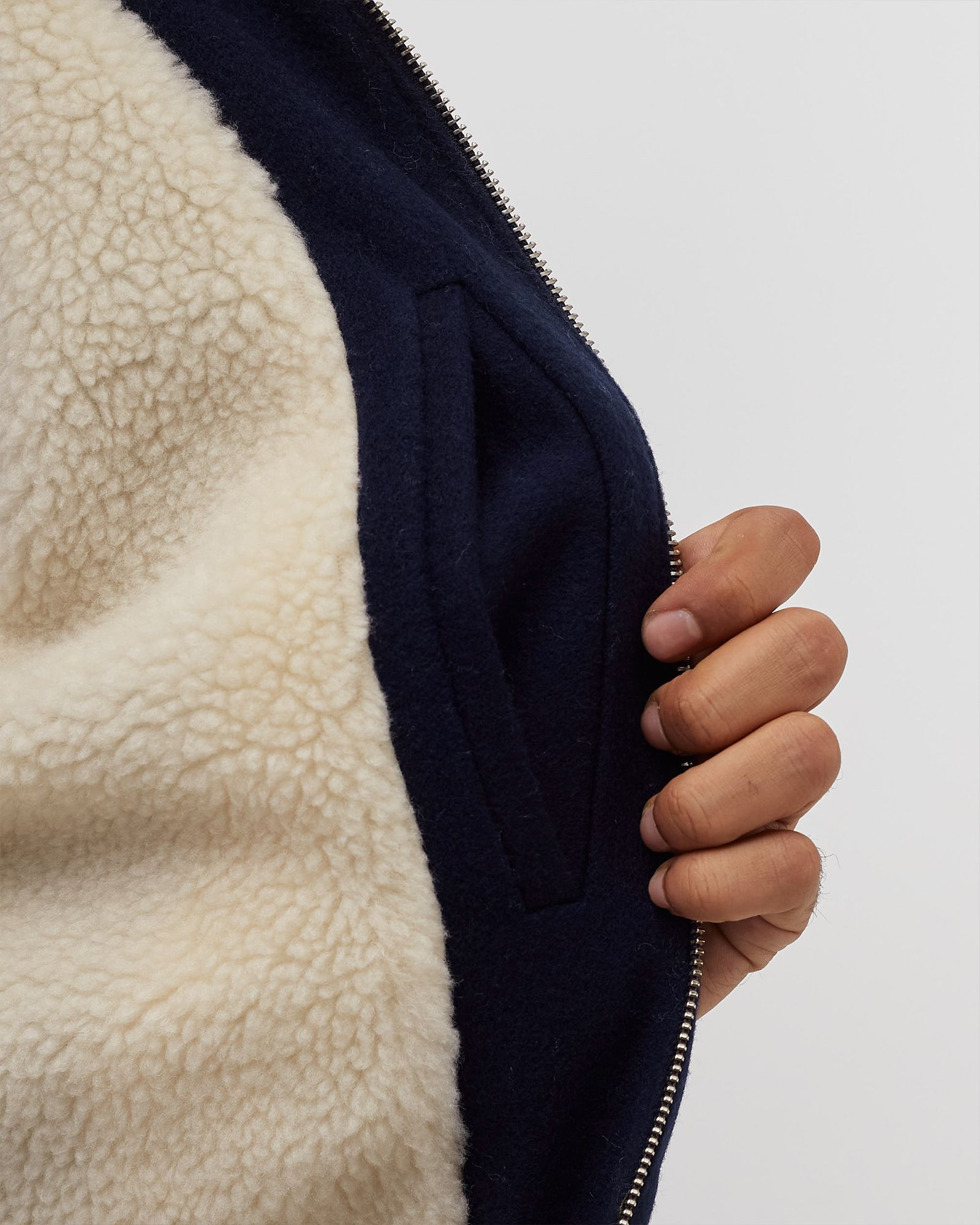 WOOL SHEARLING JACKET