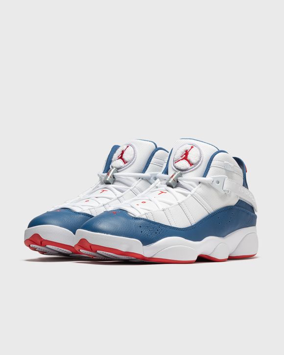 Retro 6 blue and 2024 white