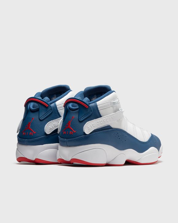 Air jordan 6 rings blue store and white