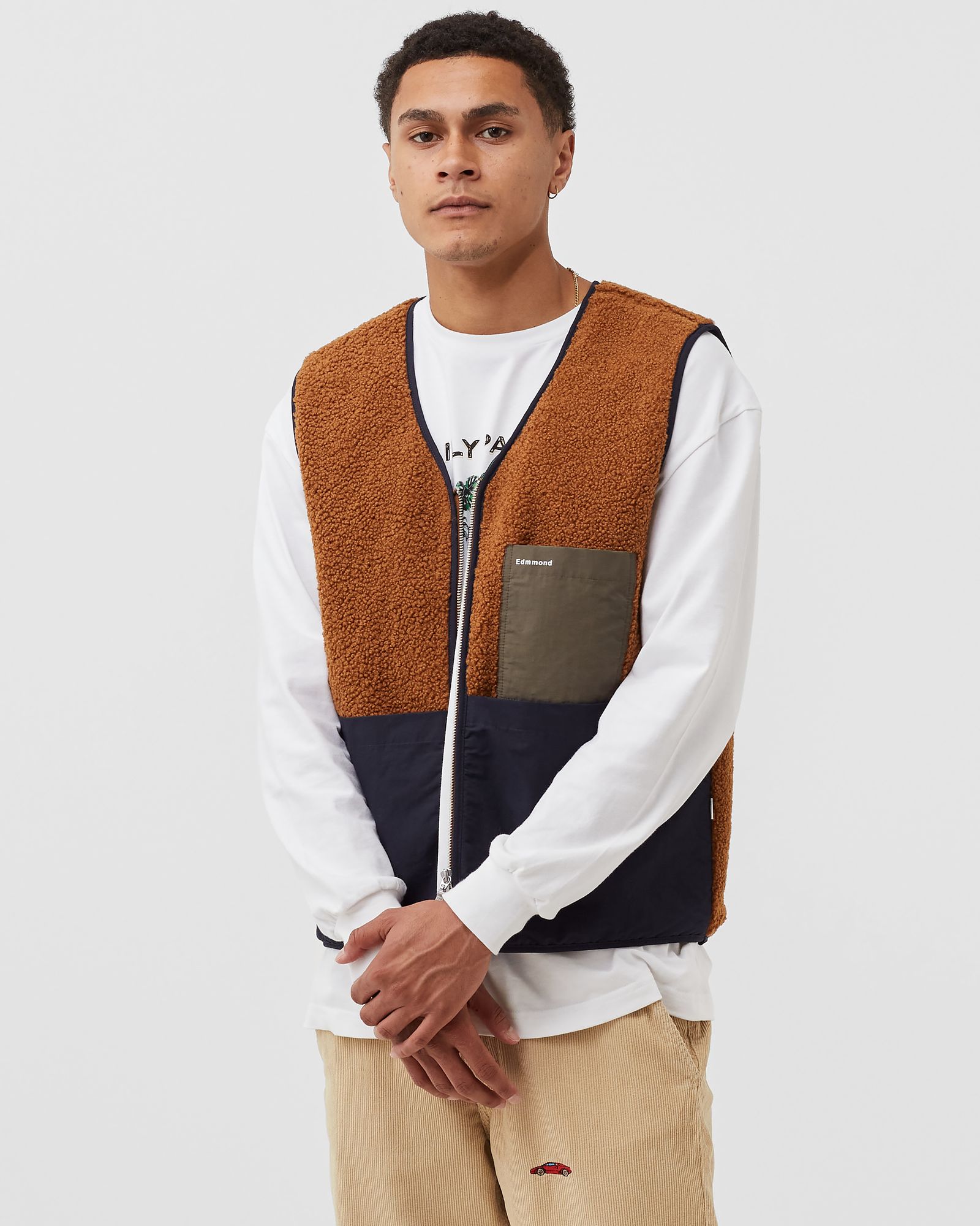 SHEARLING VEST