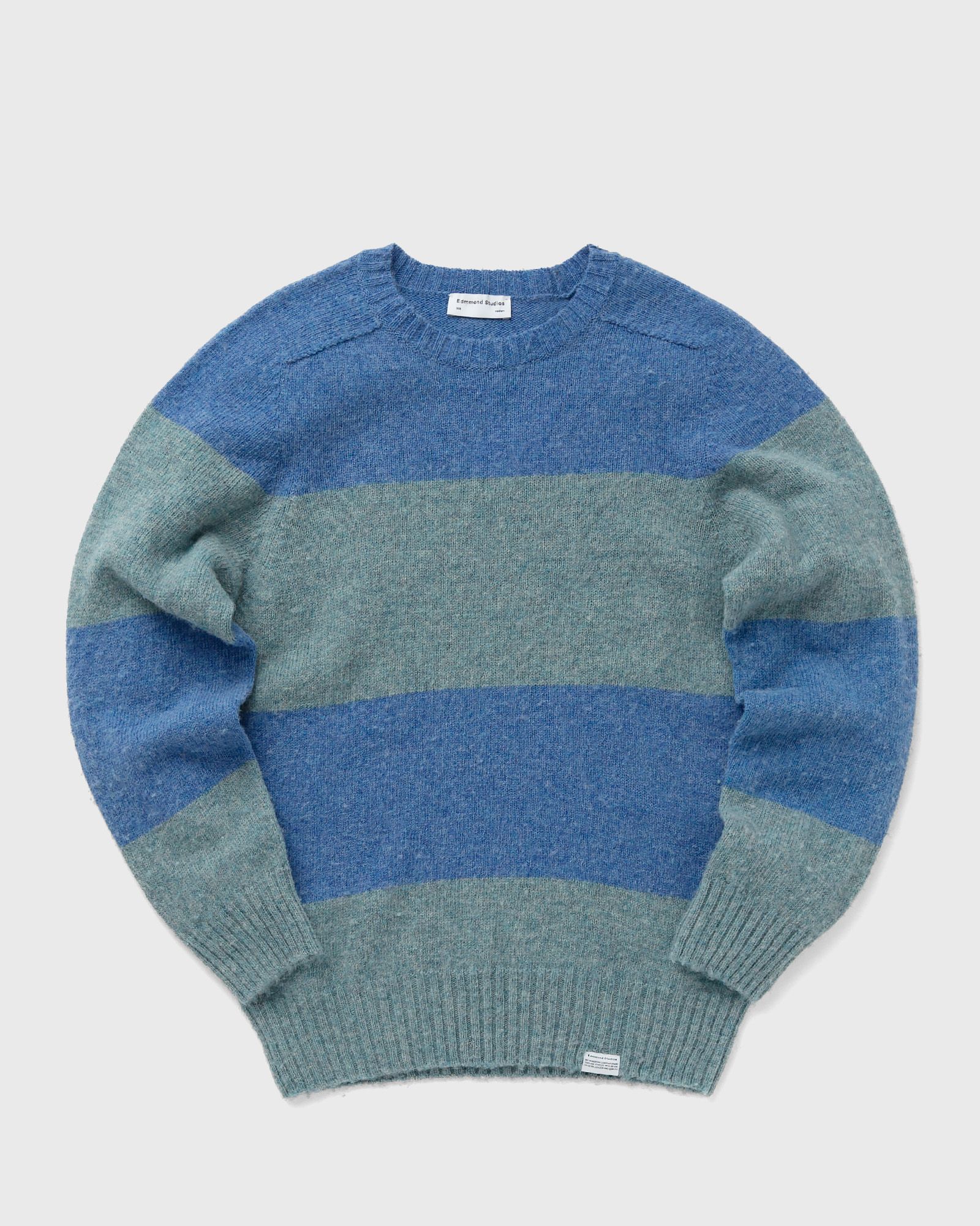 Edmmond Studios - stripes sweater men pullovers blue in größe:xl