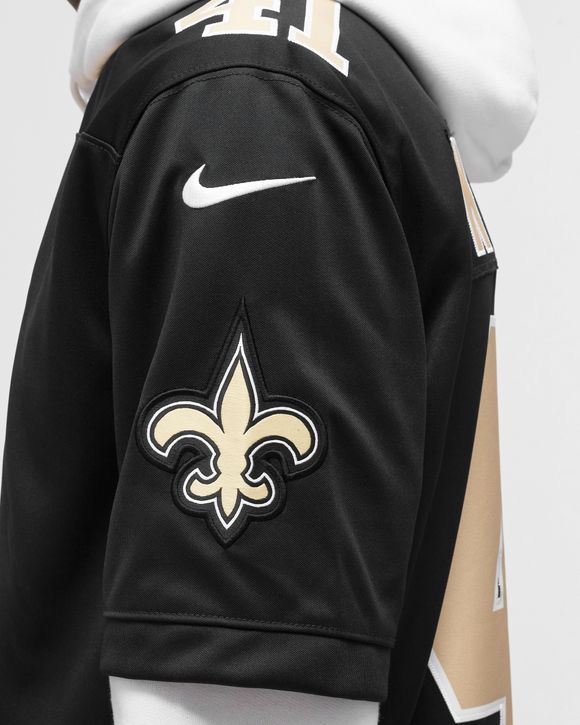 New Orleans Saints Nike Logo Pacer Performance Half-Zip Jacket - Black