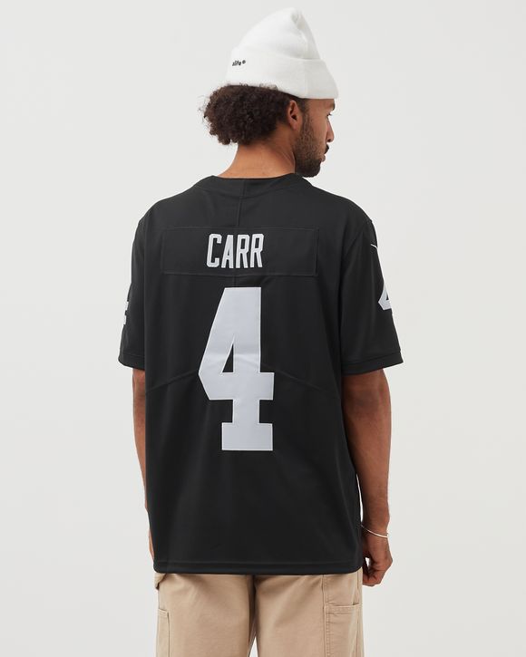 Men's Las Vegas Raiders Derek Carr Nike Black RFLCTV Limited Jersey