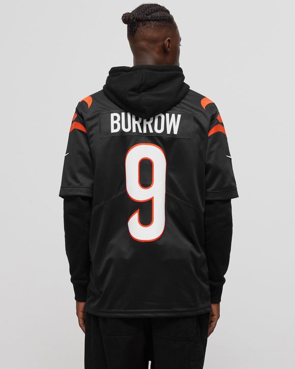 Nike NFL Cincinnati Bengals Joe Burrow 9 Home Game Jersey Black