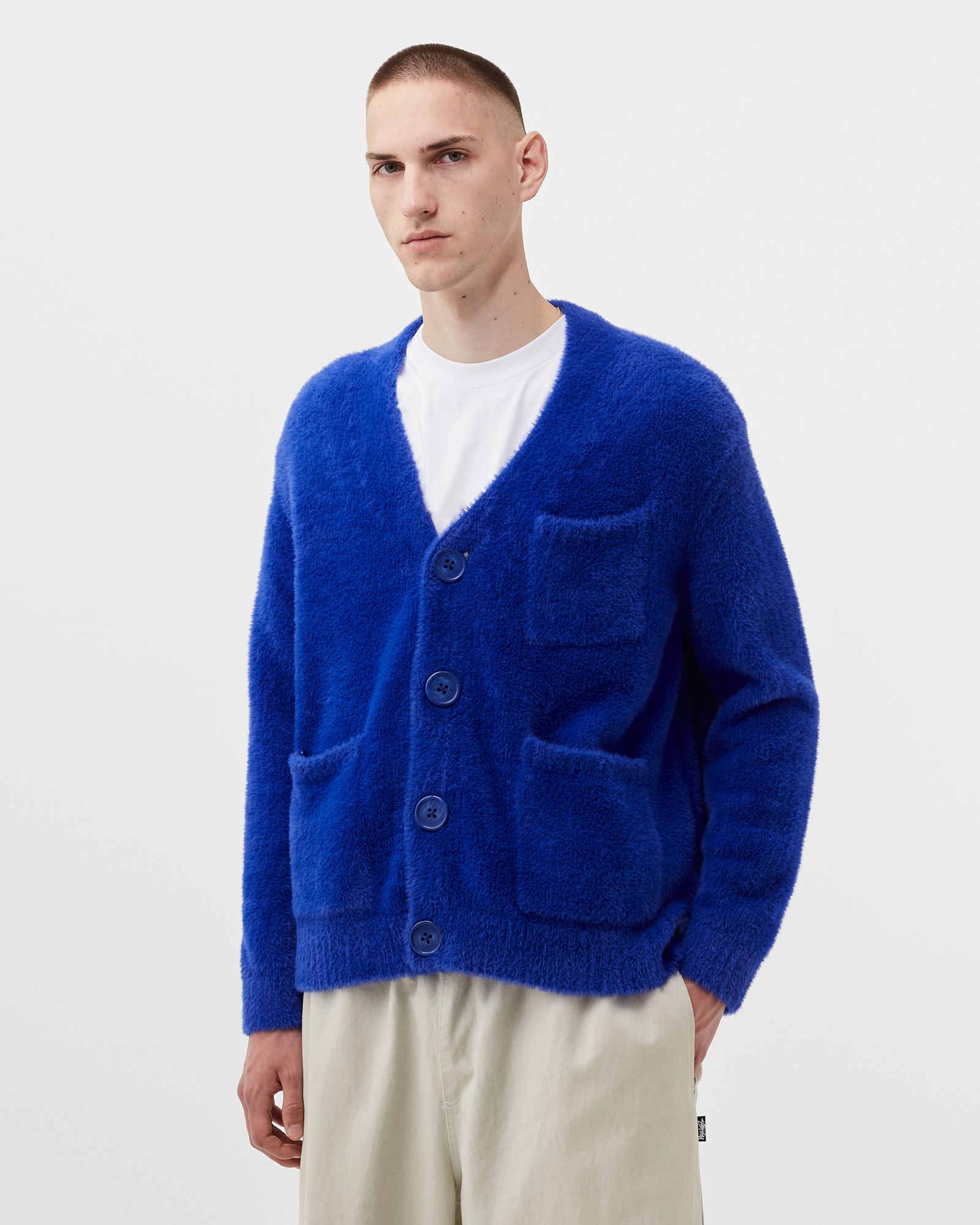 トップス COOTIE Mohair Cardigan Blue COOTIE / Mohair Cardigan