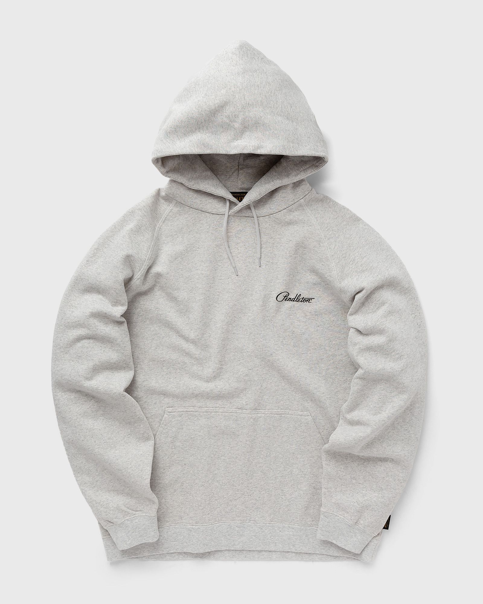 Pendleton - back print sweat hoodie a gray harding star men hoodies grey in größe:l