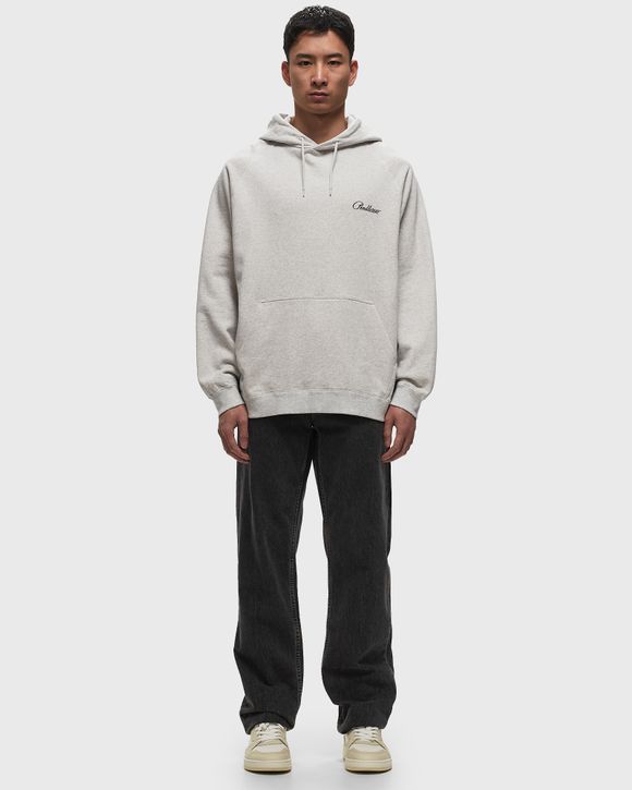 BACK PRINT SWEAT HOODIE A GRAY HARDING STAR