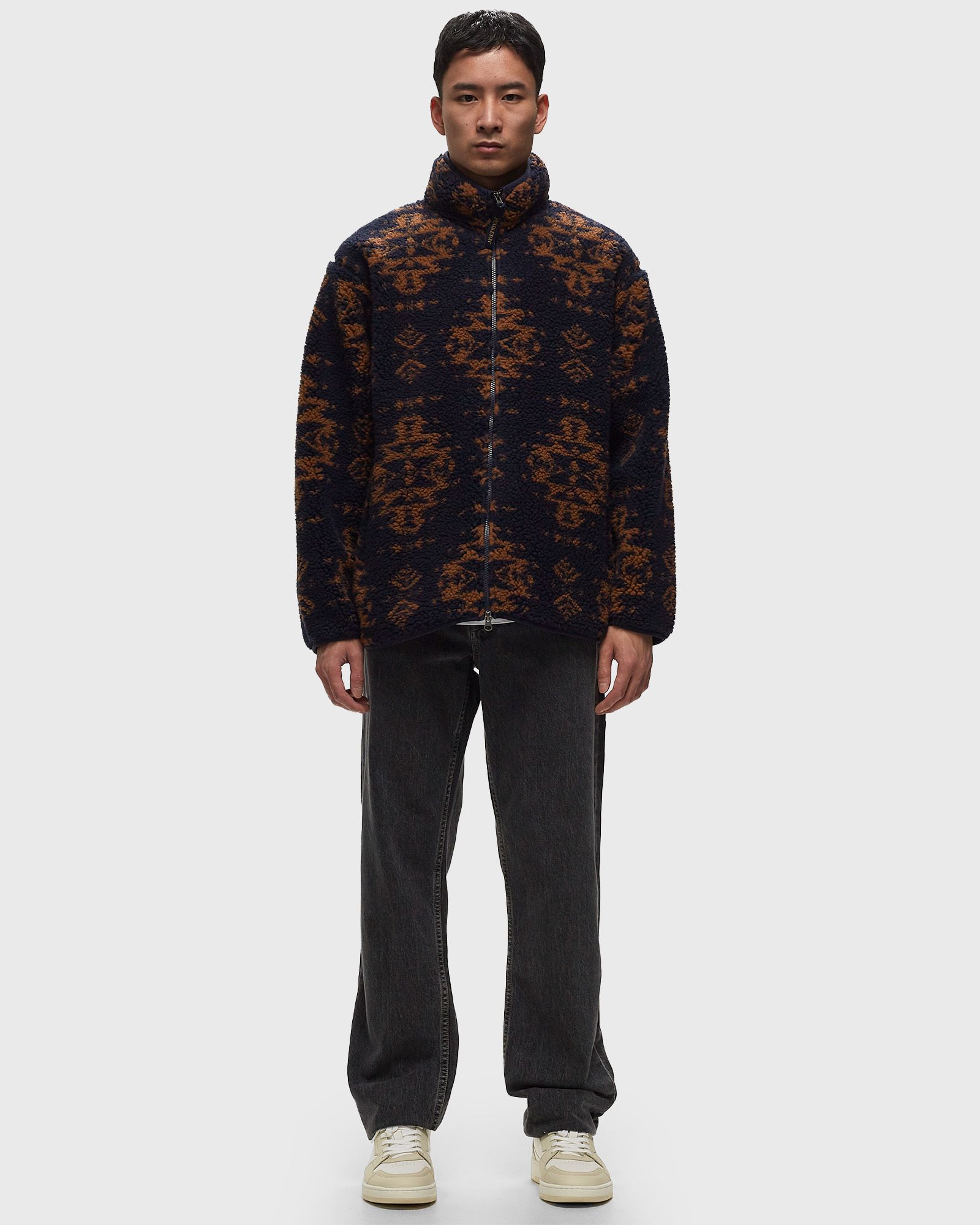 BOA STAND BLOUSON NAVY CHAMOIS