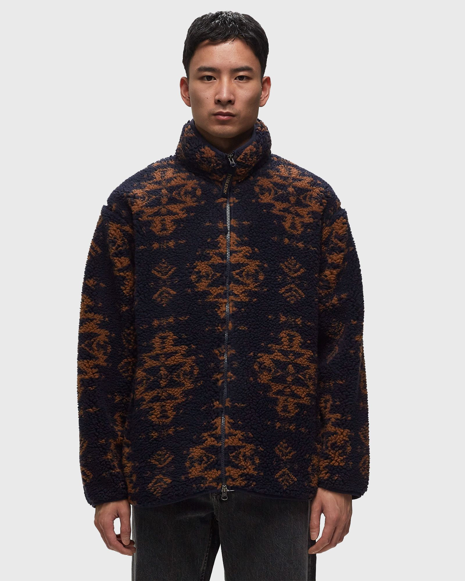 BOA STAND BLOUSON NAVY CHAMOIS