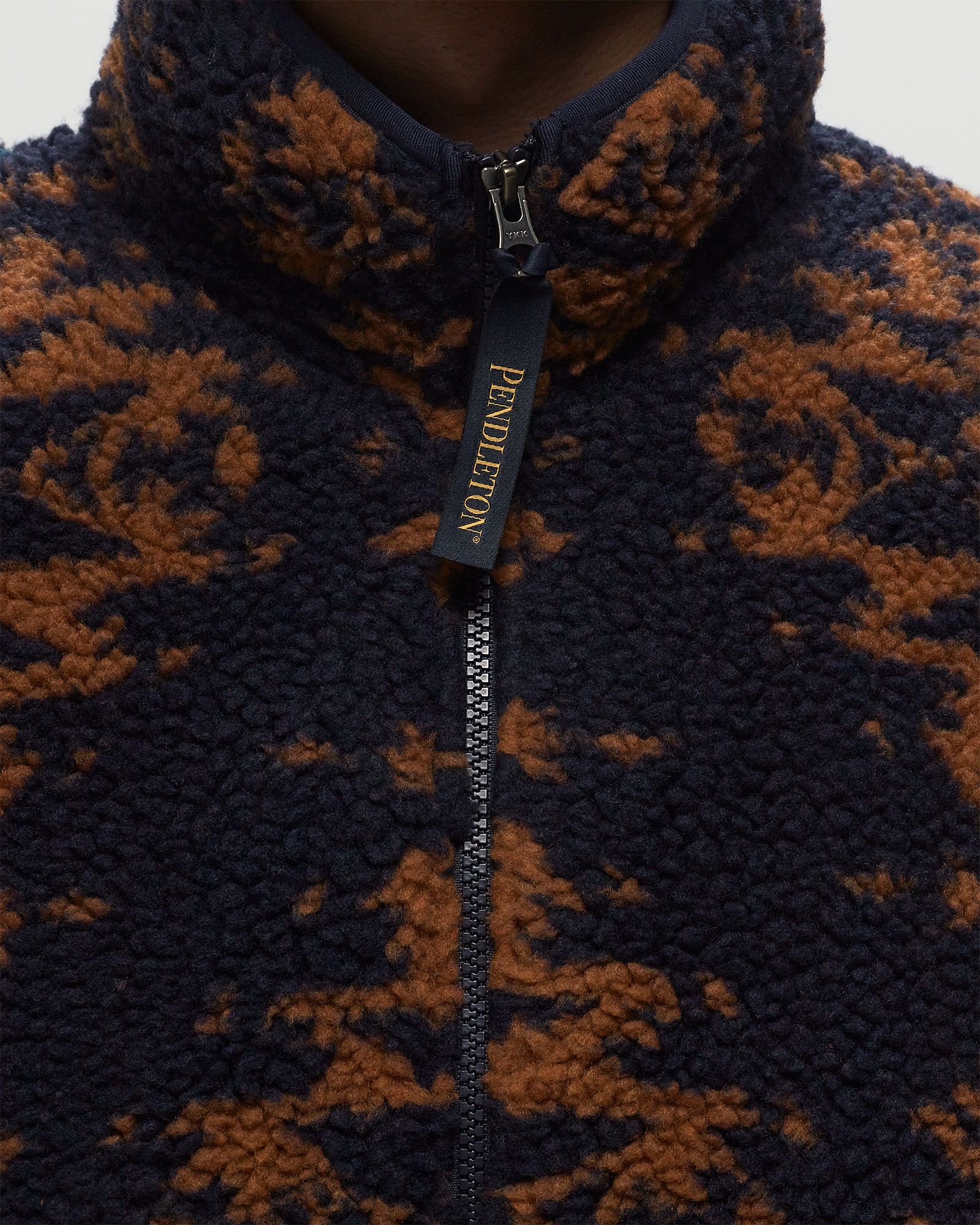 BOA STAND BLOUSON NAVY CHAMOIS