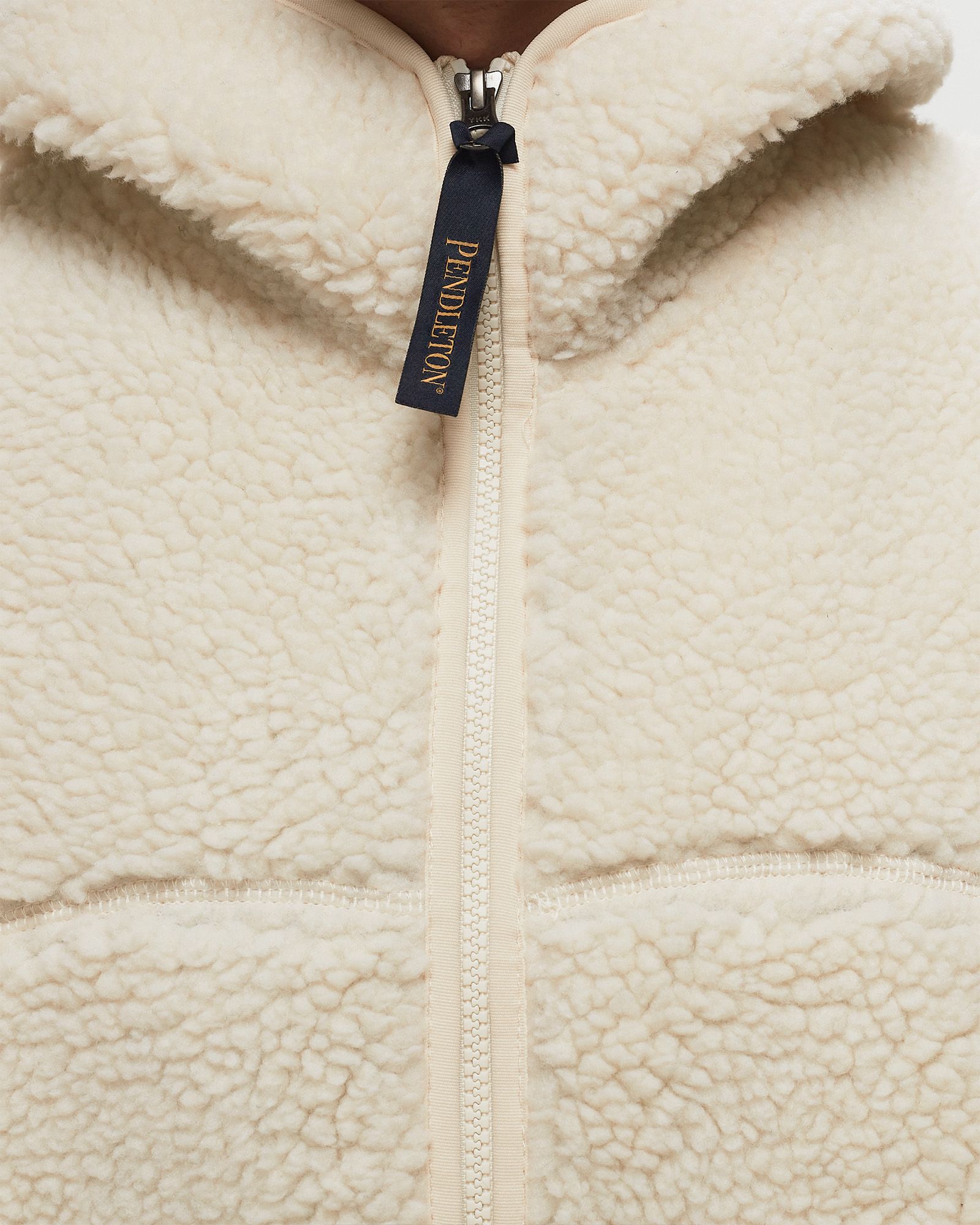 BOA ZIP HOODIE IVORY HARDING