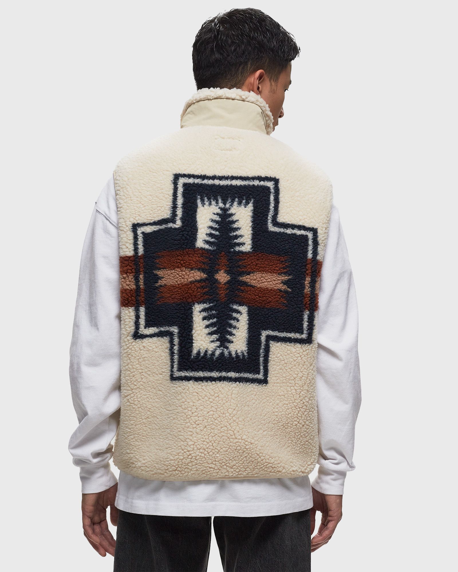 BOA STAND VEST IVORY HARDING