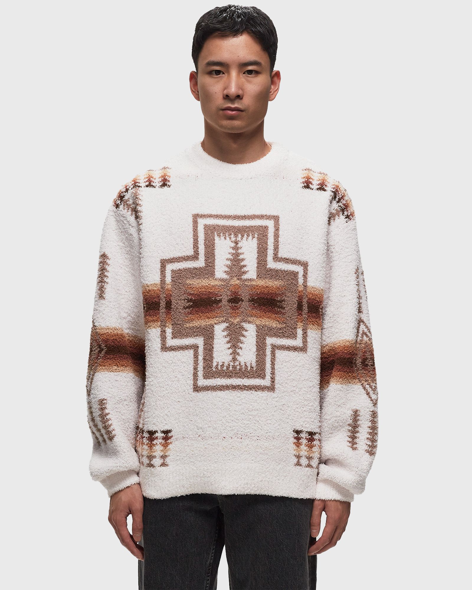 CREWNECK PULLOVER IVORY HARDING STAR