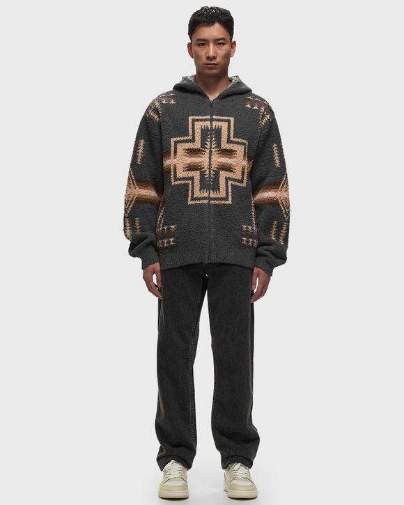 ZIP UP HOODIE CHARCOAL HARDING