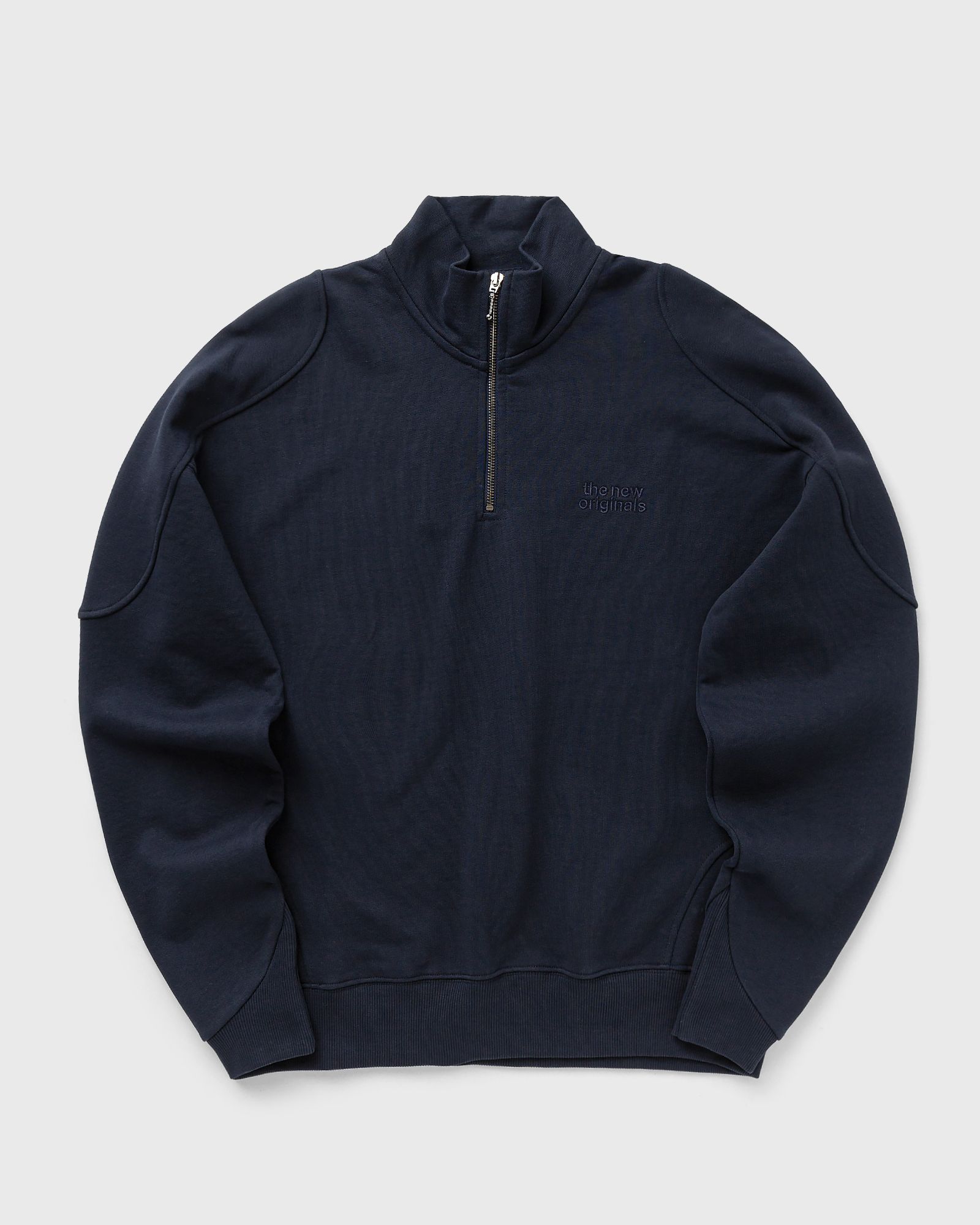 EMBLEM HALF-ZIP SWEATER