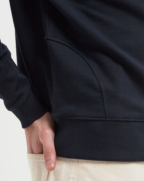 EMBLEM HALF-ZIP SWEATER