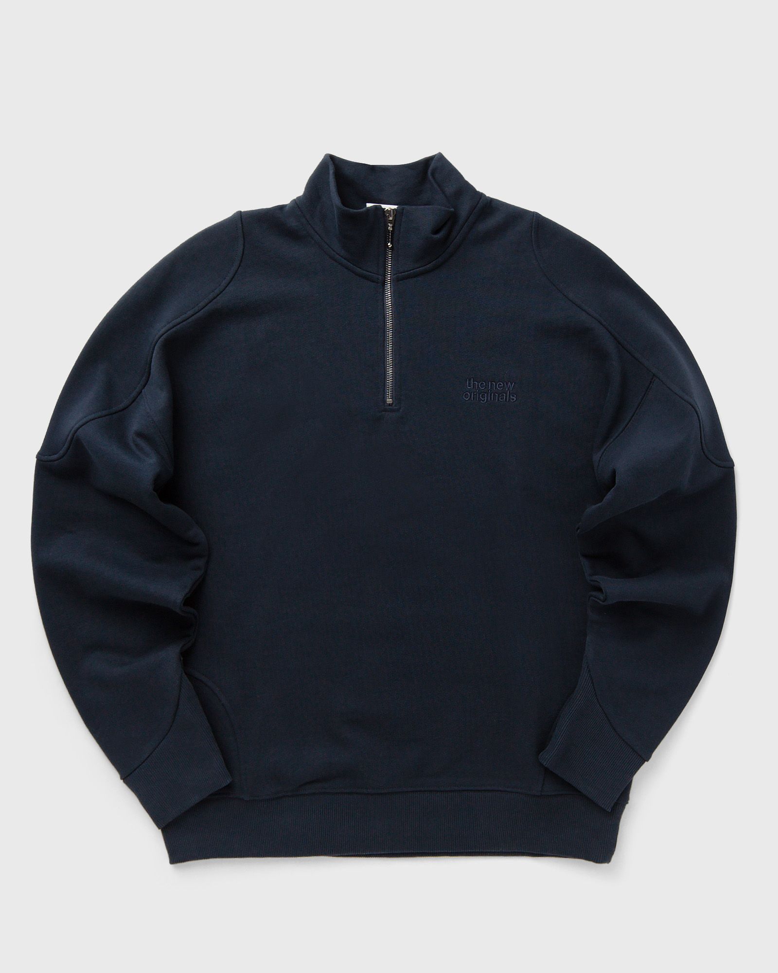 EMBLEM HALF-ZIP SWEATER