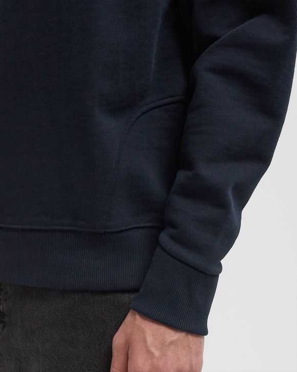 EMBLEM HALF-ZIP SWEATER