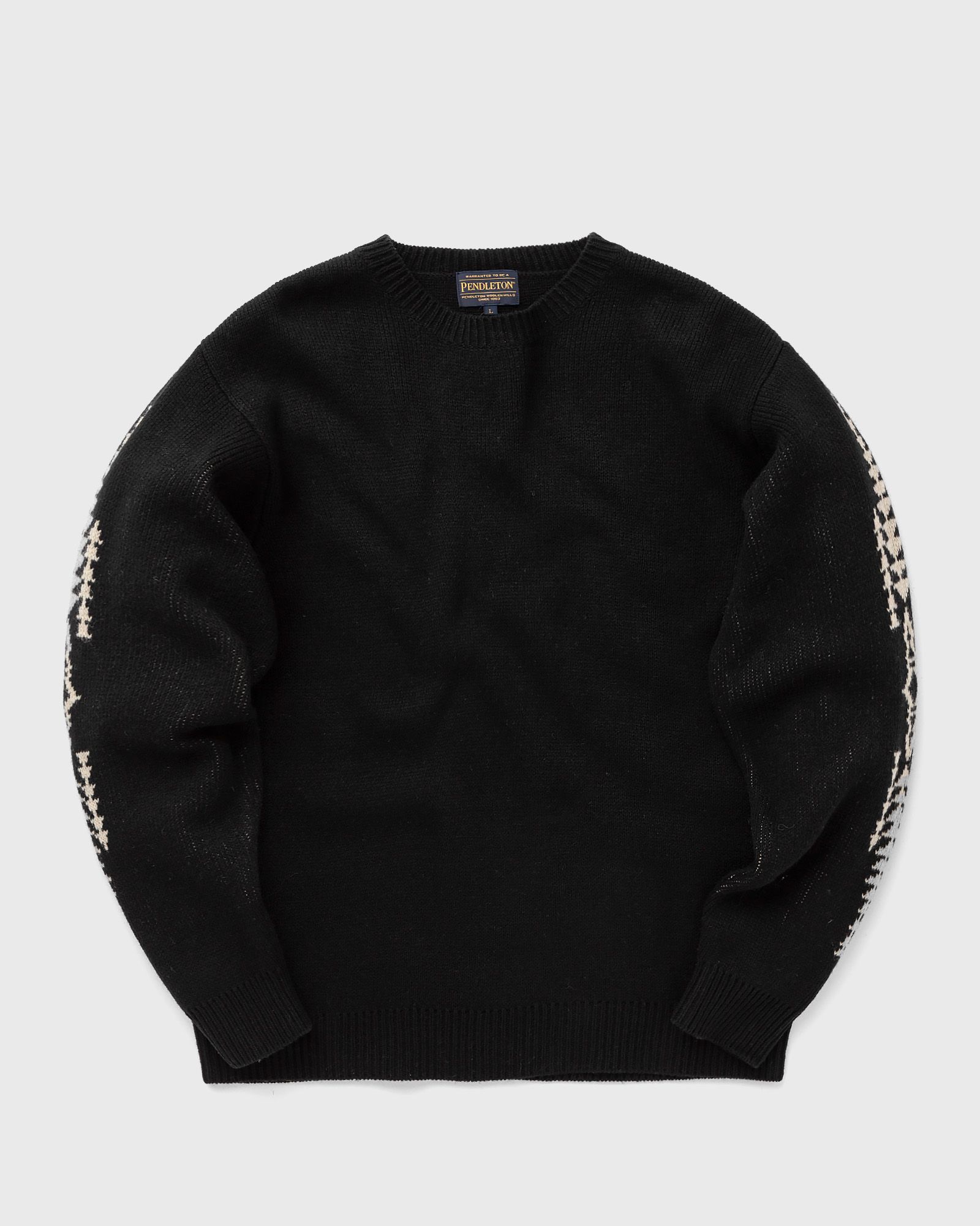 CREWNECK PULLOVER BLACK HARDING STAR