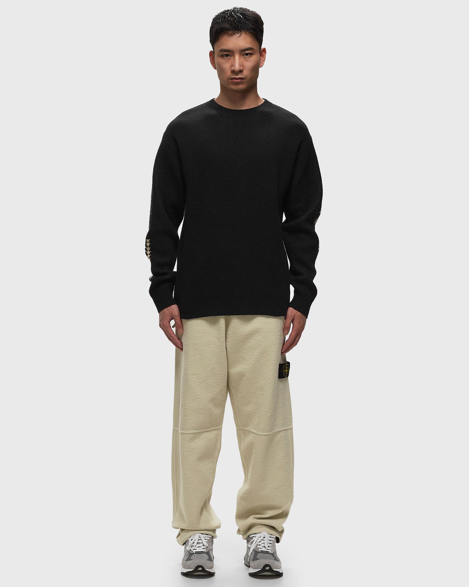 CREWNECK PULLOVER BLACK HARDING STAR