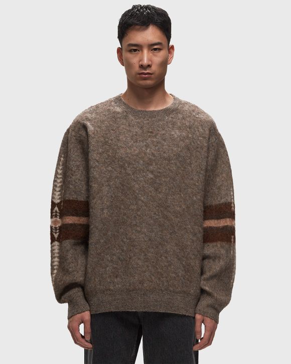 Pendleton CREWNECK PULLOVER MOCHA HARDING STAR Brown - MOCHA HARDING STAR