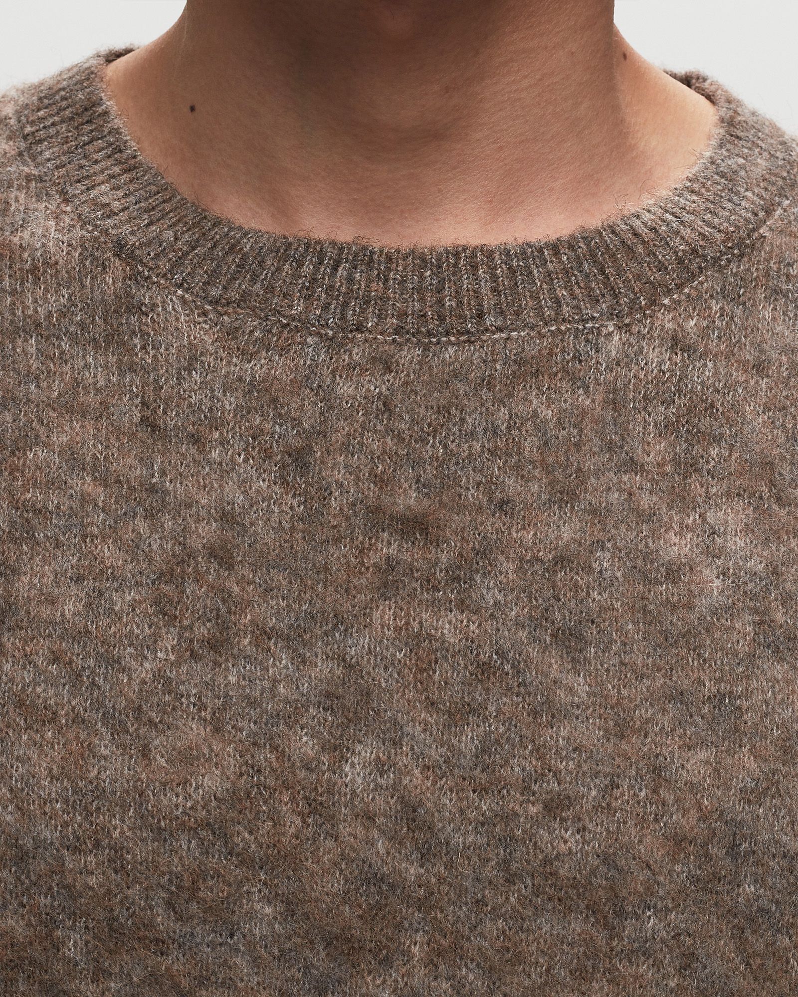 CREWNECK PULLOVER MOCHA HARDING STAR