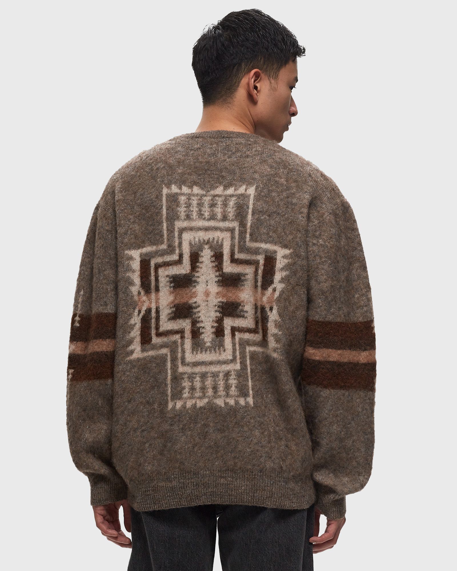 CREWNECK PULLOVER MOCHA HARDING STAR