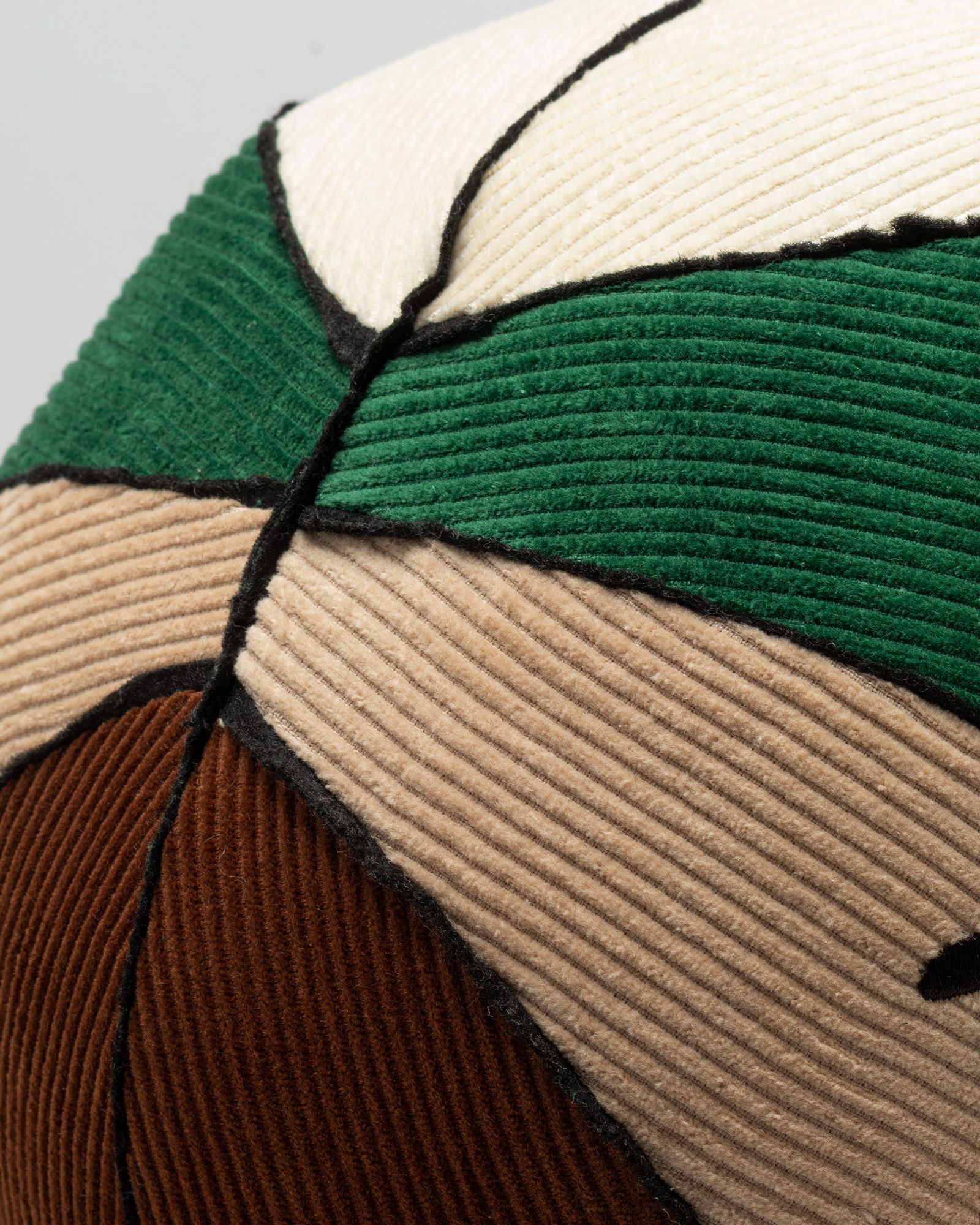 Smiley Cord Panel Plush Basketball