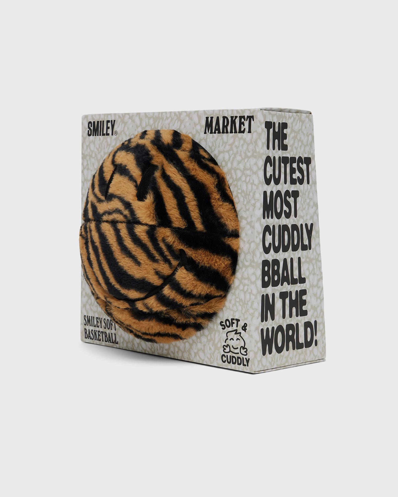 Smiley Market Tiger Plush Basketball