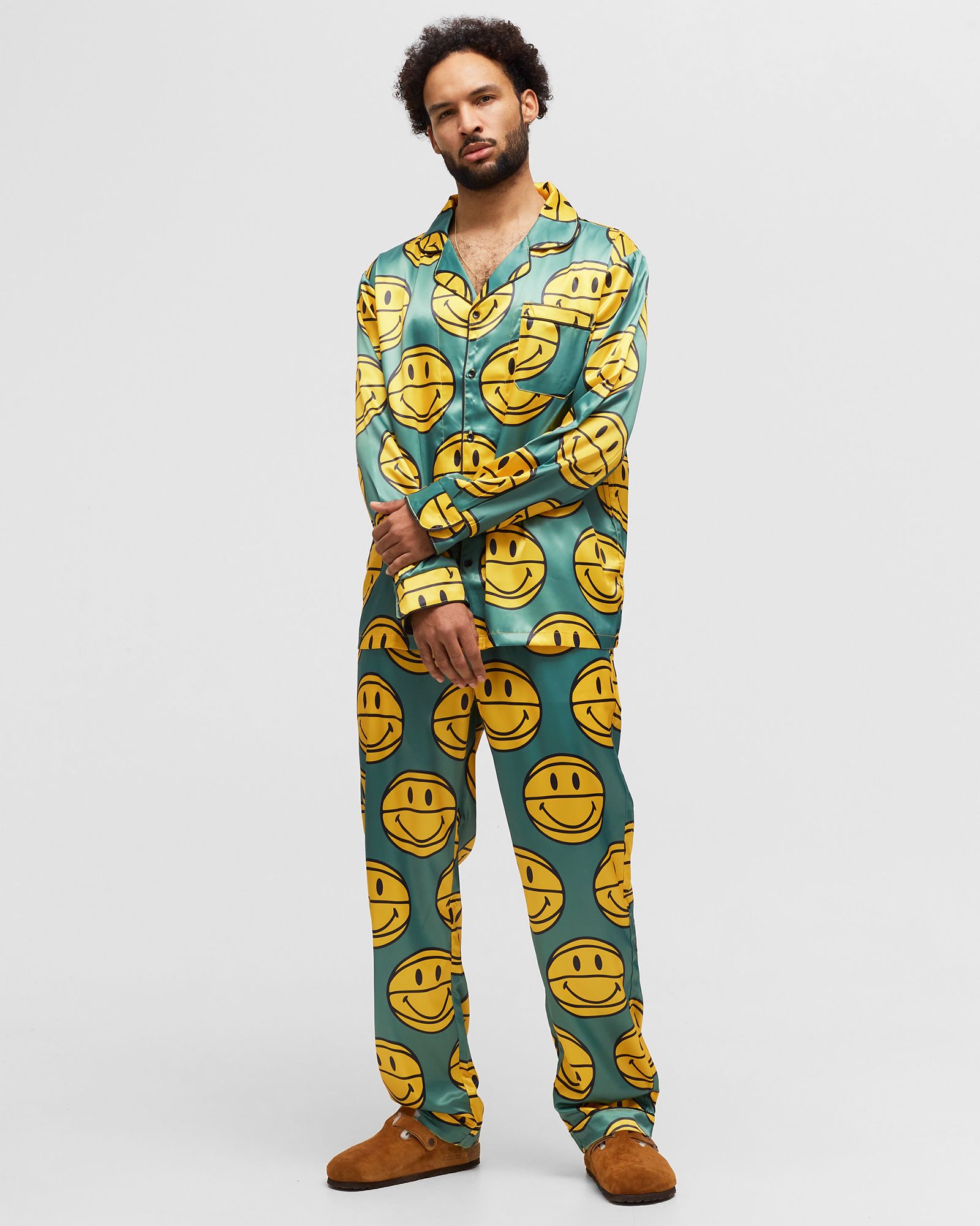 Smiley Basketball Pajama Set