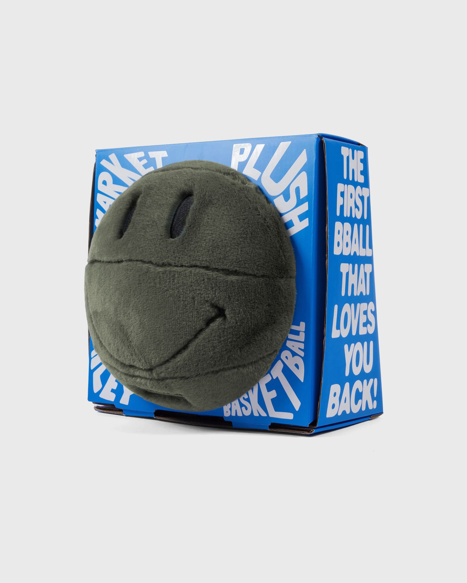 Smiley Sherpa Basketball Pillow