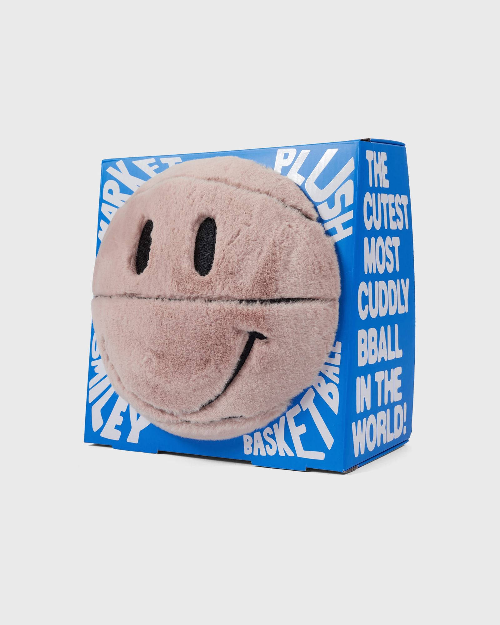 Smiley Sherpa Basketball Pillow