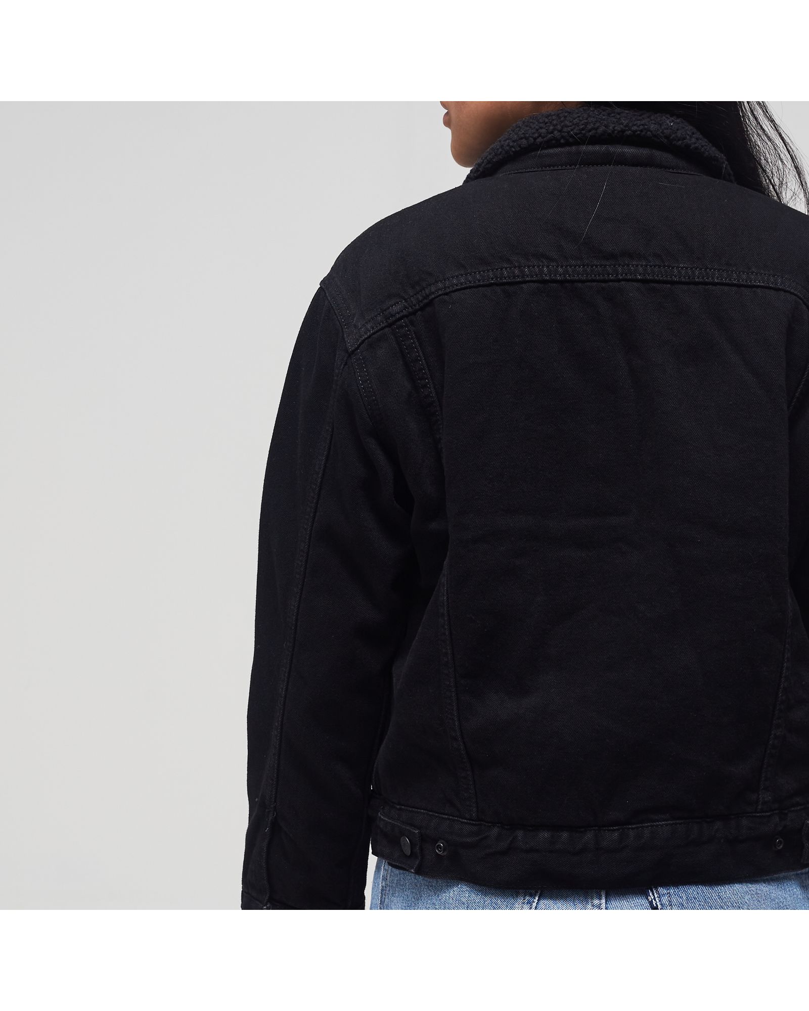 WMNS EX-BF SHERPA TRUCKER JACKET