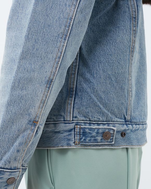 WMNS EX BOYFRIEND SHERPA TRUCKER JACKET